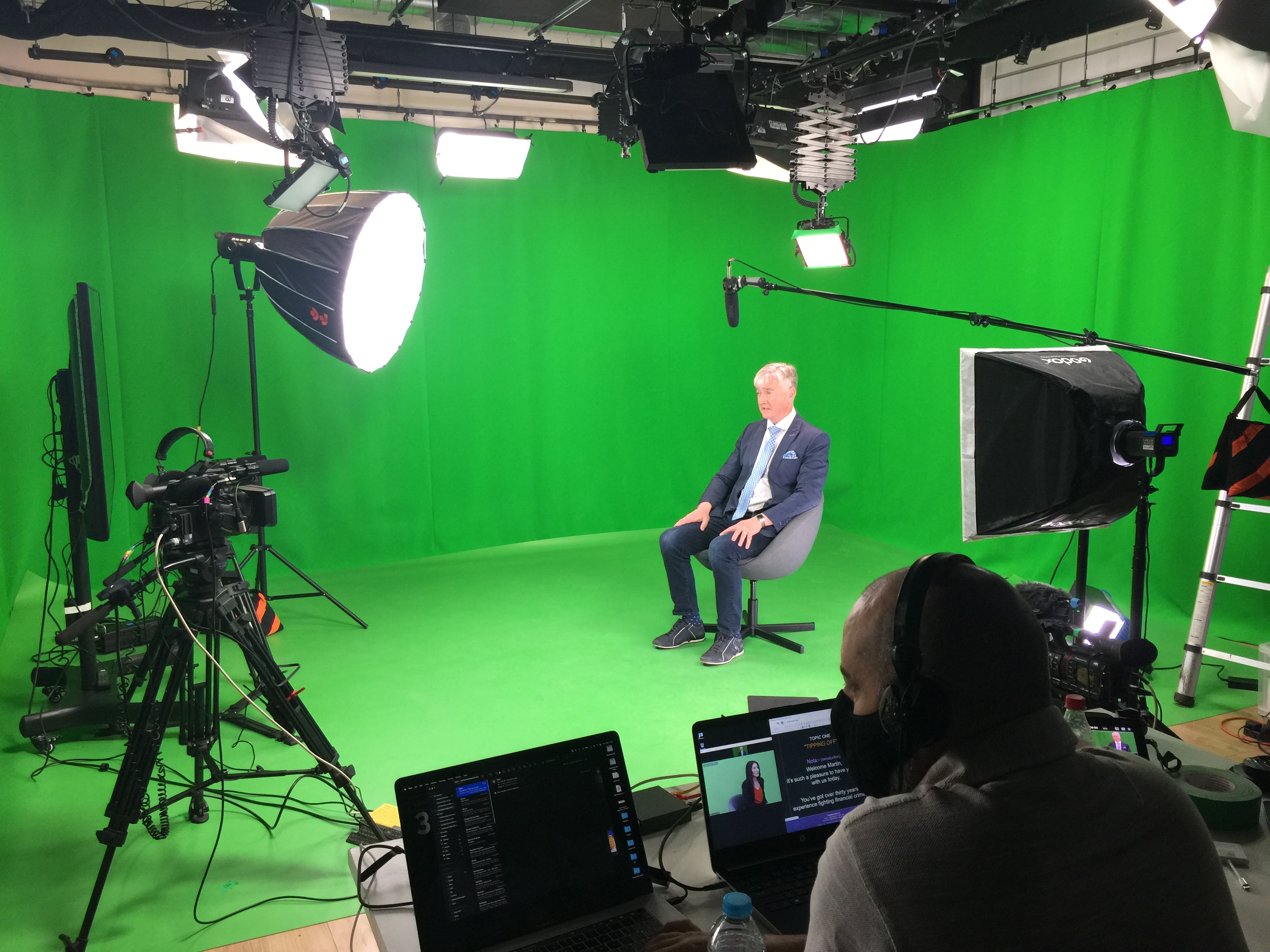 Ironworks Studio B Green Screen